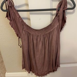 pacsun off the shoulder top